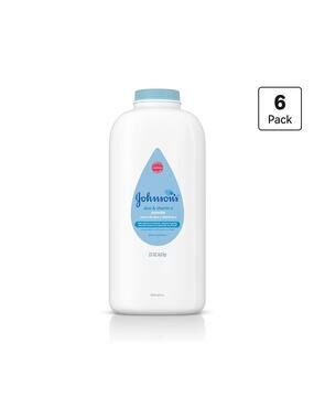 Johnson's Baby Powder with Naturally Derived Cornstarch Aloe & Vitamin E, 22 Oz